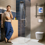 HANSGROHE Colonne de douche 240 1 jet Activera S EcoSmart avec mitigeur thermostatique 28078000