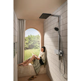 Colonne de douche 210/340 2jets Raindance Alive Q avec mitigeur thermostatique ShowerSelect Comfort