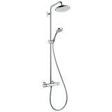HANSGROHE Colonne de douche 220 1 jet Croma EcoSmart avec mitigeur thermostatique 27188000