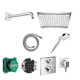 HANSGROHE Pack encastré 240 Crometta E avec mitigeur thermostatique 28830000