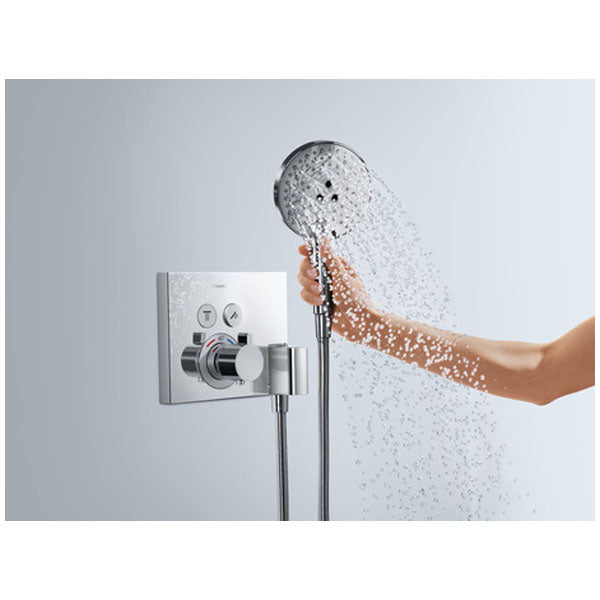 HANSGROHE Set de finition pour mitigeur thermostatique ShowerSelect encastré avec flexible et support de douchette 15765000