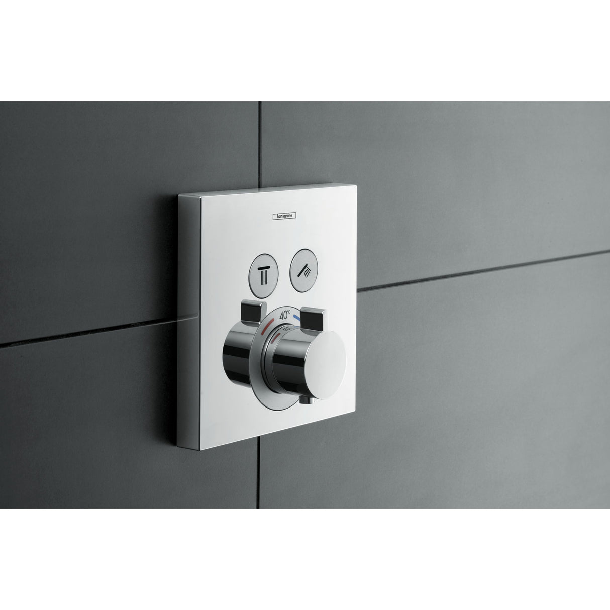 HANSGROHE Set de finition pour mitigeur thermostatique ShowerSelect encastré 15763000