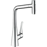 HANSGROHE Mitigeur de cuisine 320 2 jets Metris Select M71 avec douchette extractible 73820000