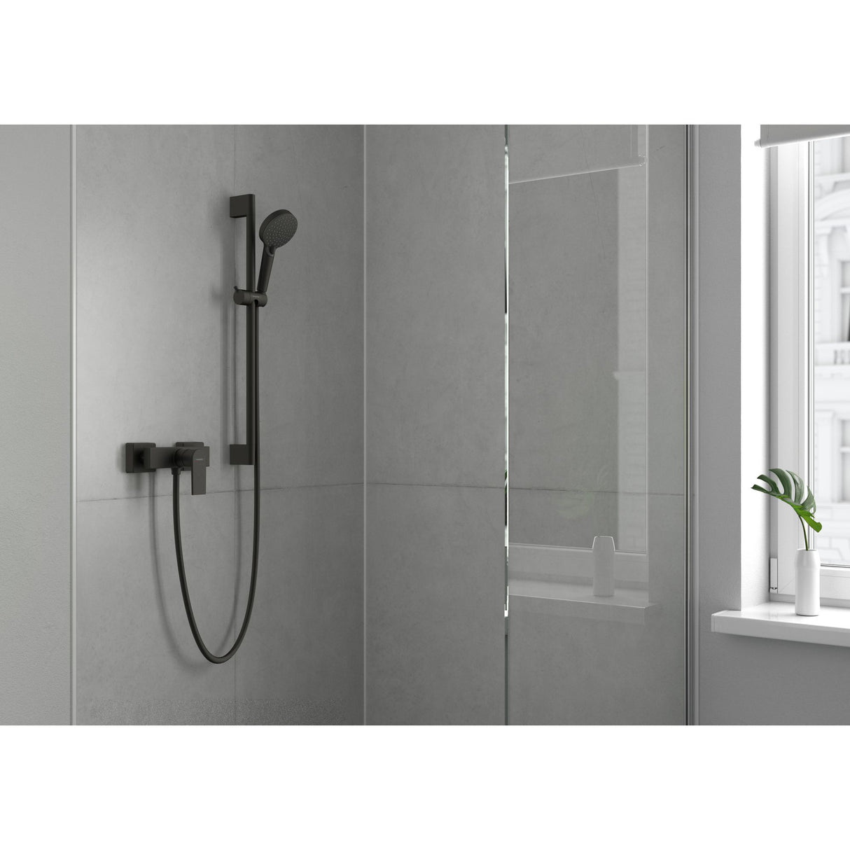HANSGROHE Set de douche100 2 jets Vernis Blend avec barre et flexible 26422670
