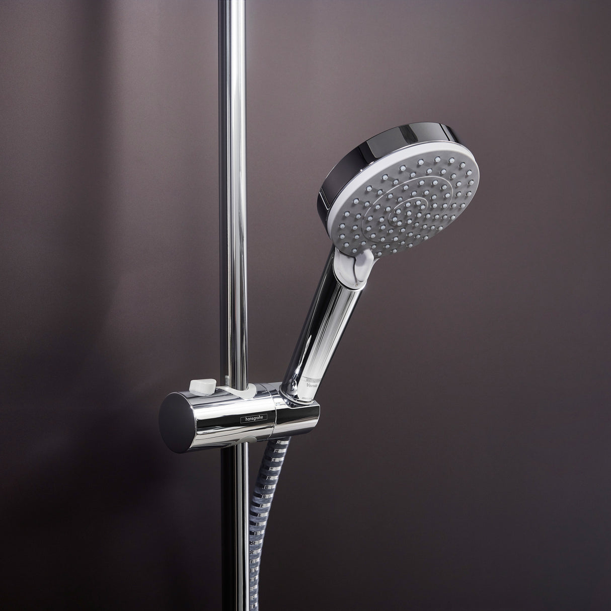 HANSGROHE Colonne de douche 200 1 jet Vernis Blend Ecosmart avec mitigeur thermostat 26089000ique