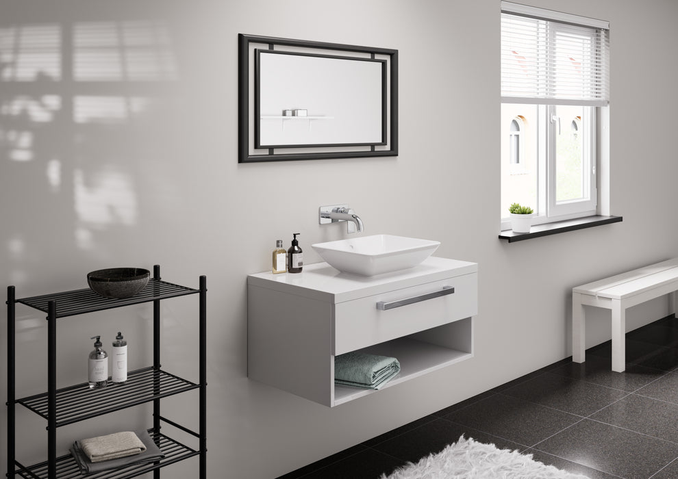 HANSGROHE Mitigeur lavabo encastré mural Vernis Shape