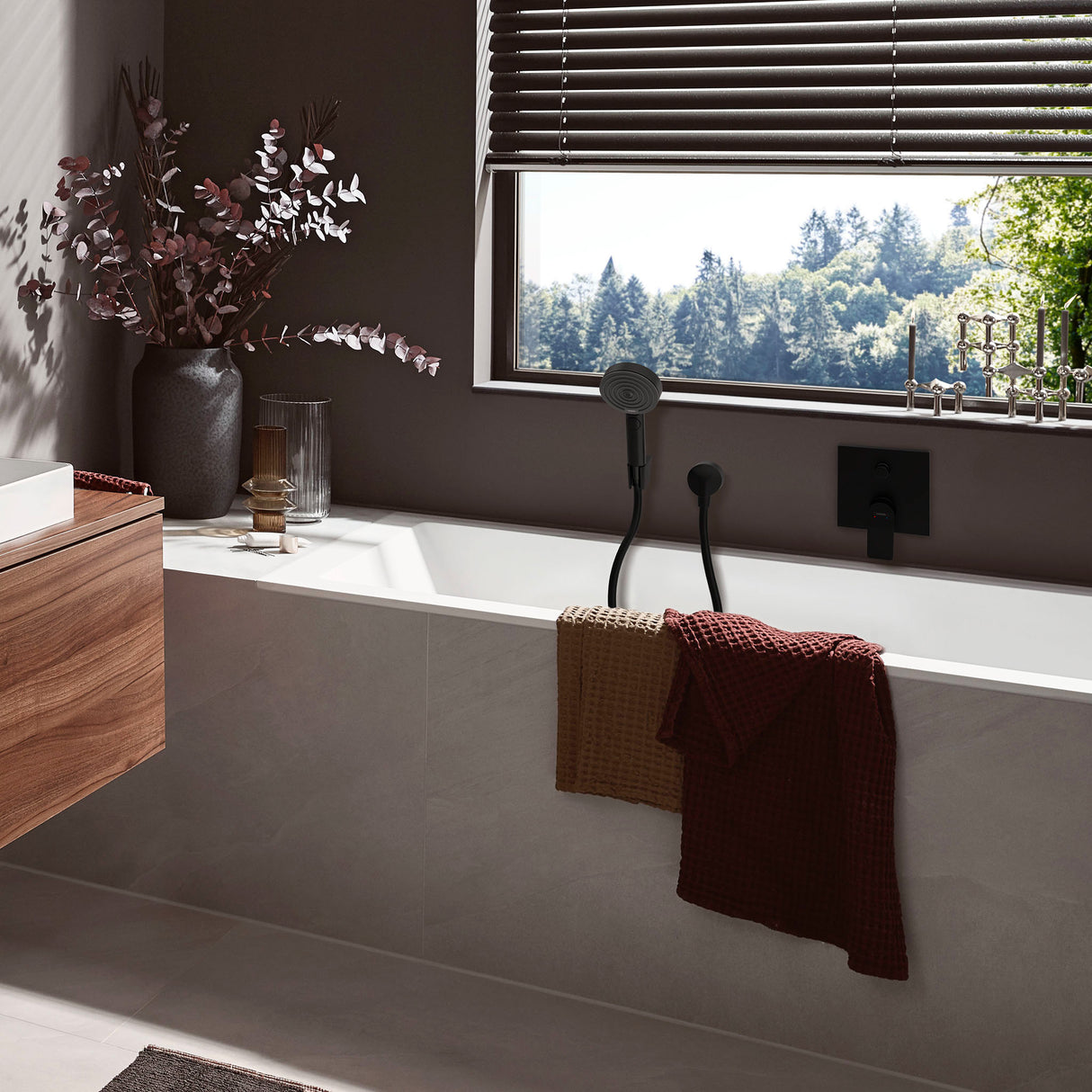 HANSGROHE Set de douche 105 3 jets Porter Pulsify Select S avec flexible et support mural
