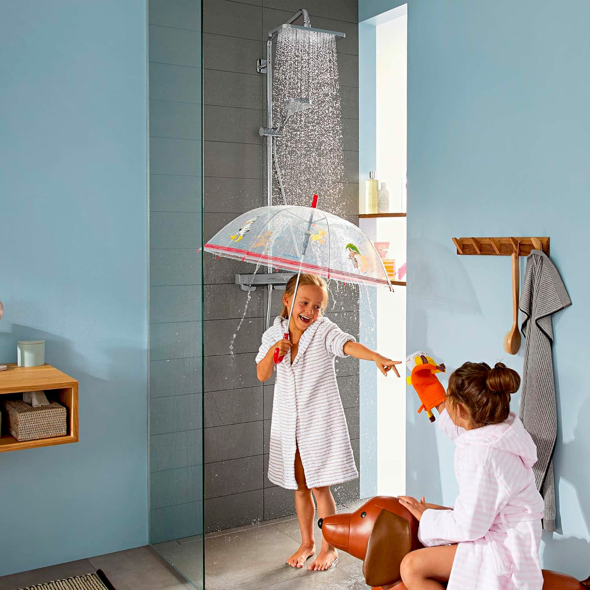 HANSGROHE Colonne de douche 280 1 jet Croma Select E Ecosmart avec mitigeur thermostatique 27660000