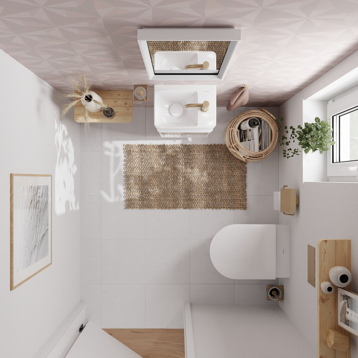 HANSGROHE Porte brose WC mural HANSGROHE AddStoris