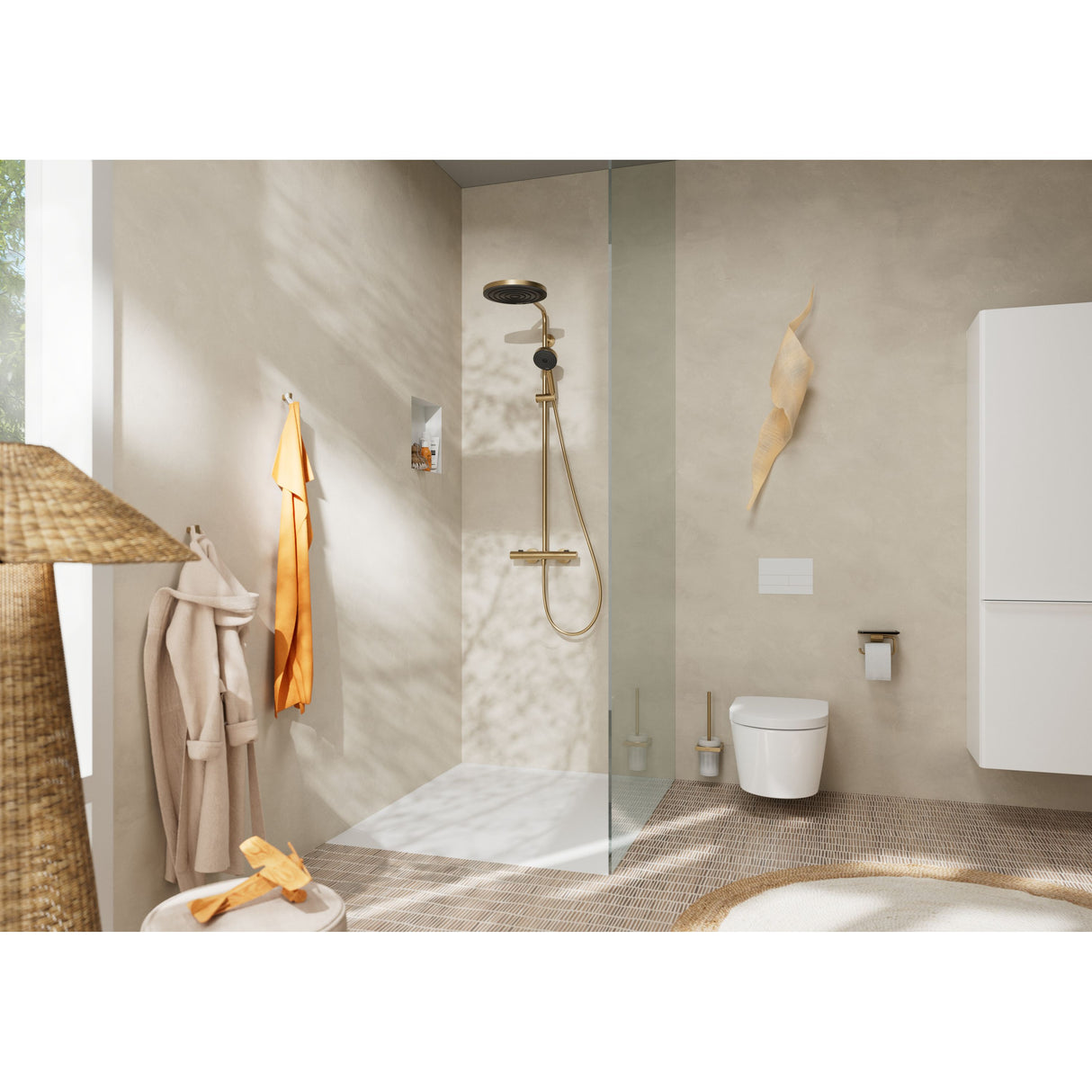 HANSGROHE Porte brose WC mural HANSGROHE AddStoris