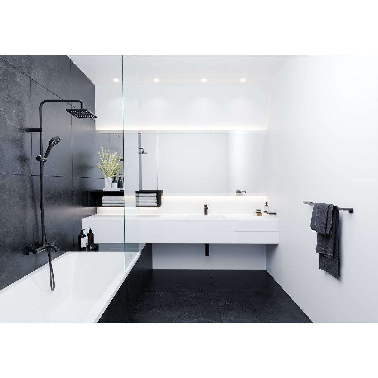 HANSGROHE Porte serviette 648mm AddStoris