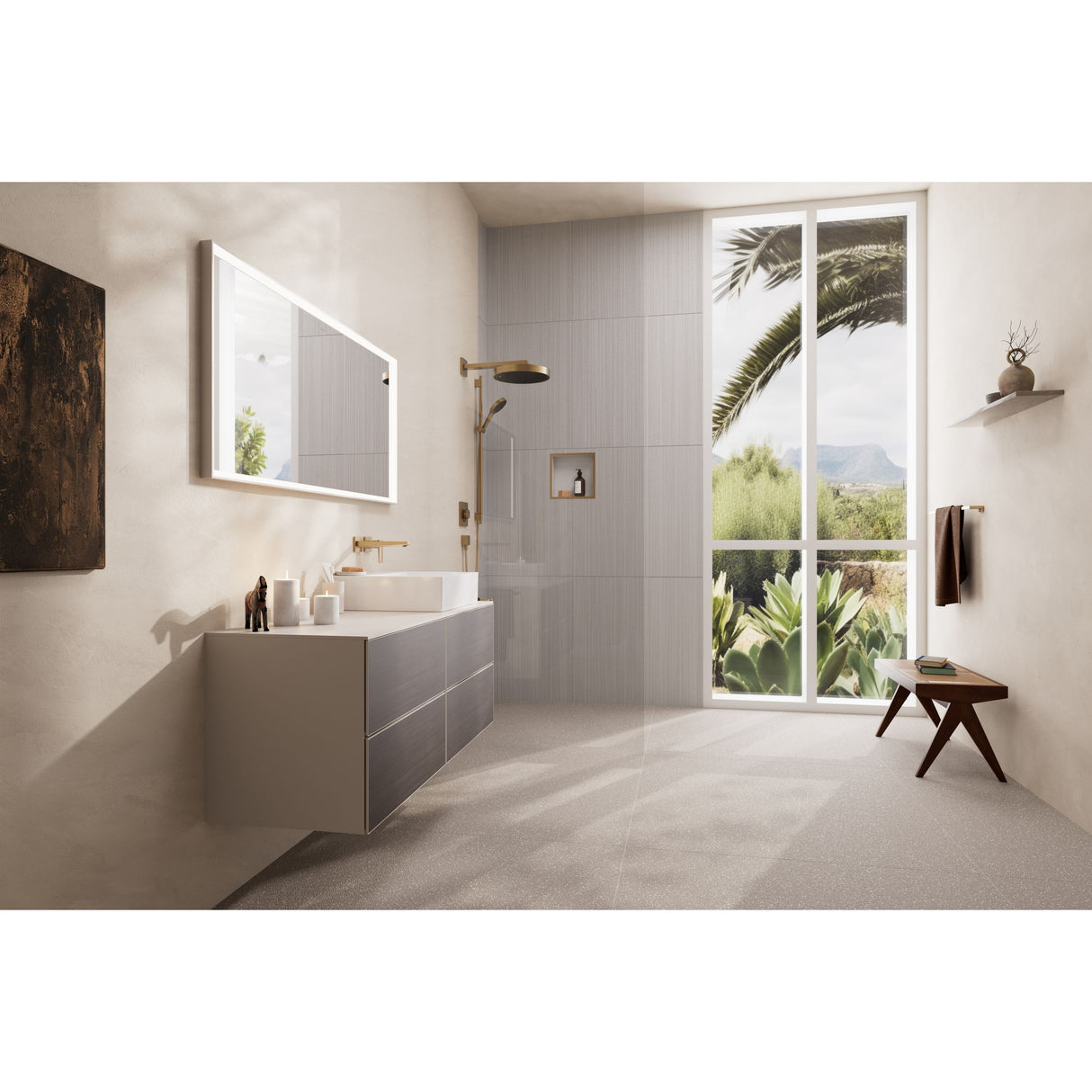 HANSGROHE Porte serviette 648mm AddStoris