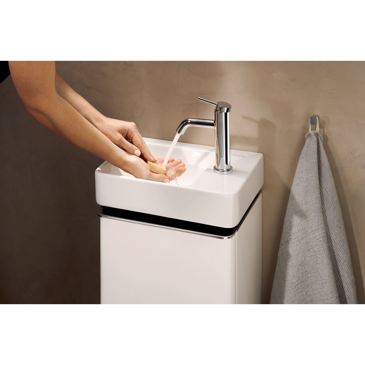 HANSGROHE Mitigeur de lavabo 80 Tecturis S Coolstart sans tirette ni vidage