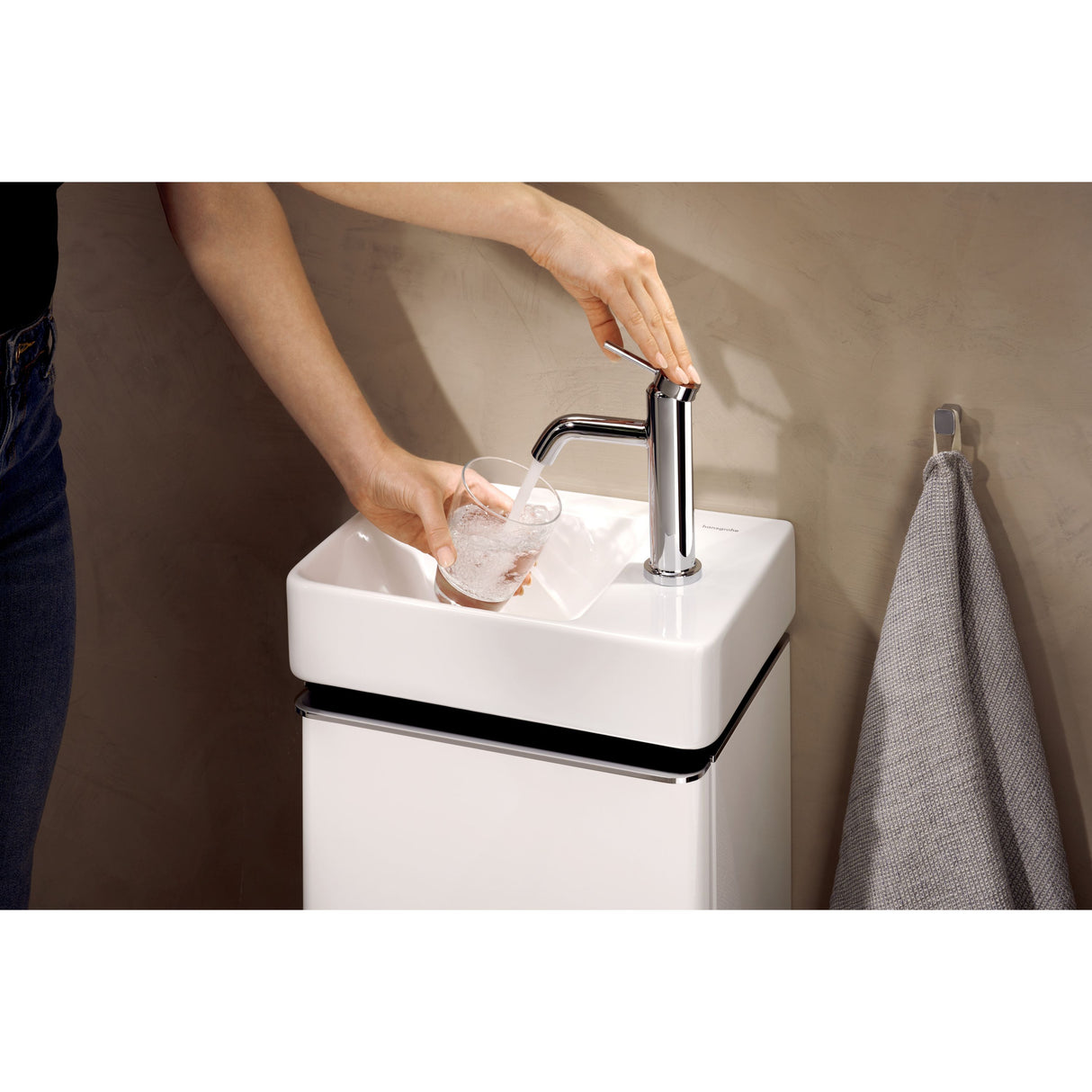 HANSGROHE Mitigeur de lavabo 80 Tecturis S Coolstart sans tirette ni vidage