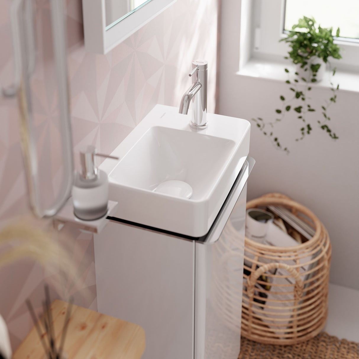 HANSGROHE Mitigeur de lavabo 80 Tecturis S Coolstart sans tirette ni vidage