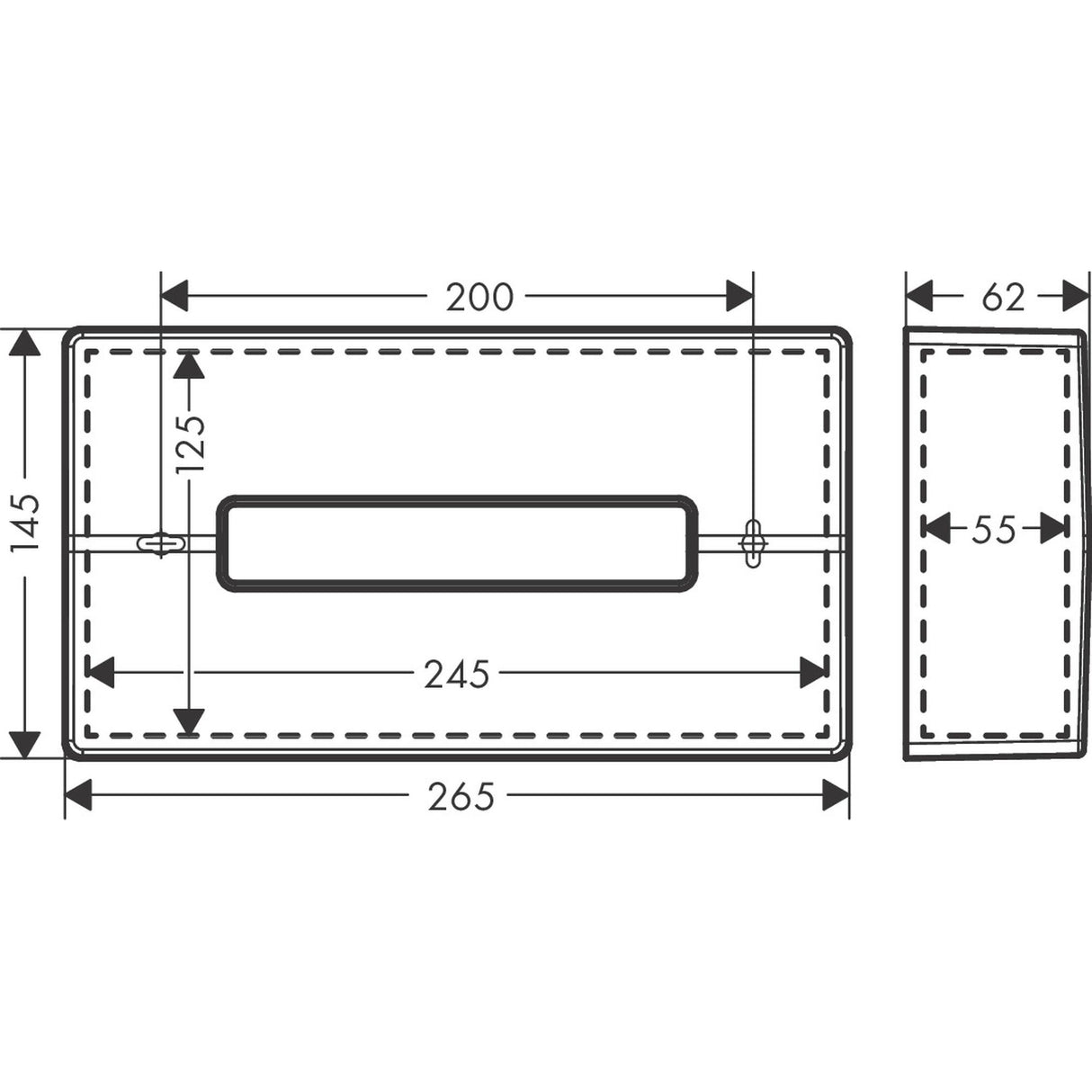 HANSGROHE Distributeur de mouchoirs AddStoris 41774670