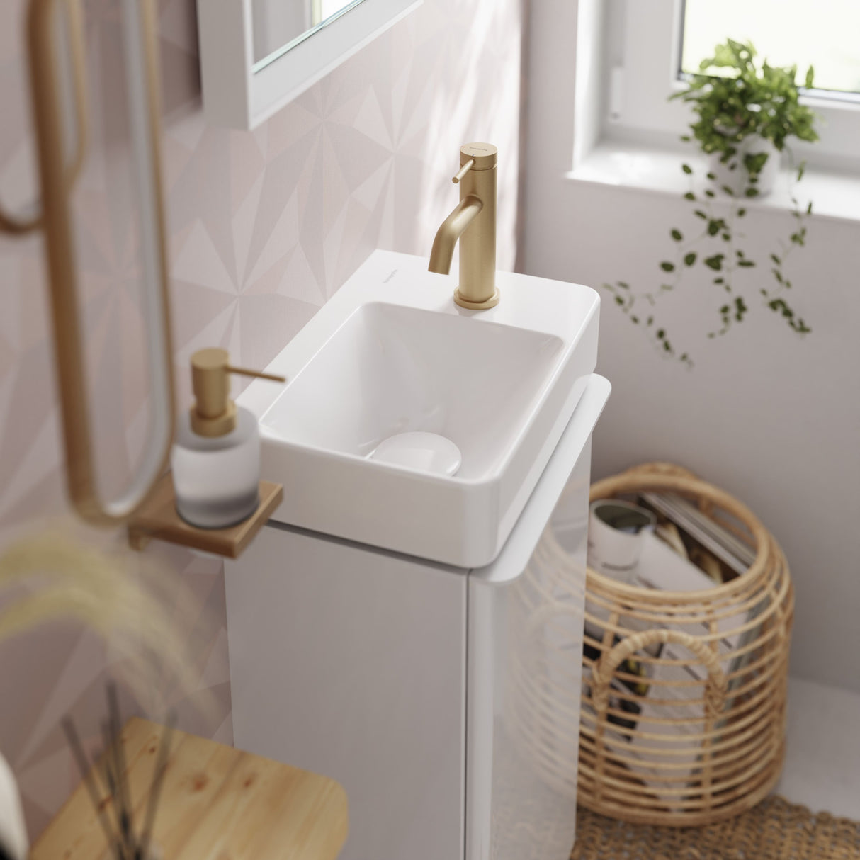 HANSGROHE Mitigeur de lavabo 80 Tecturis S Coolstart sans tirette ni vidage