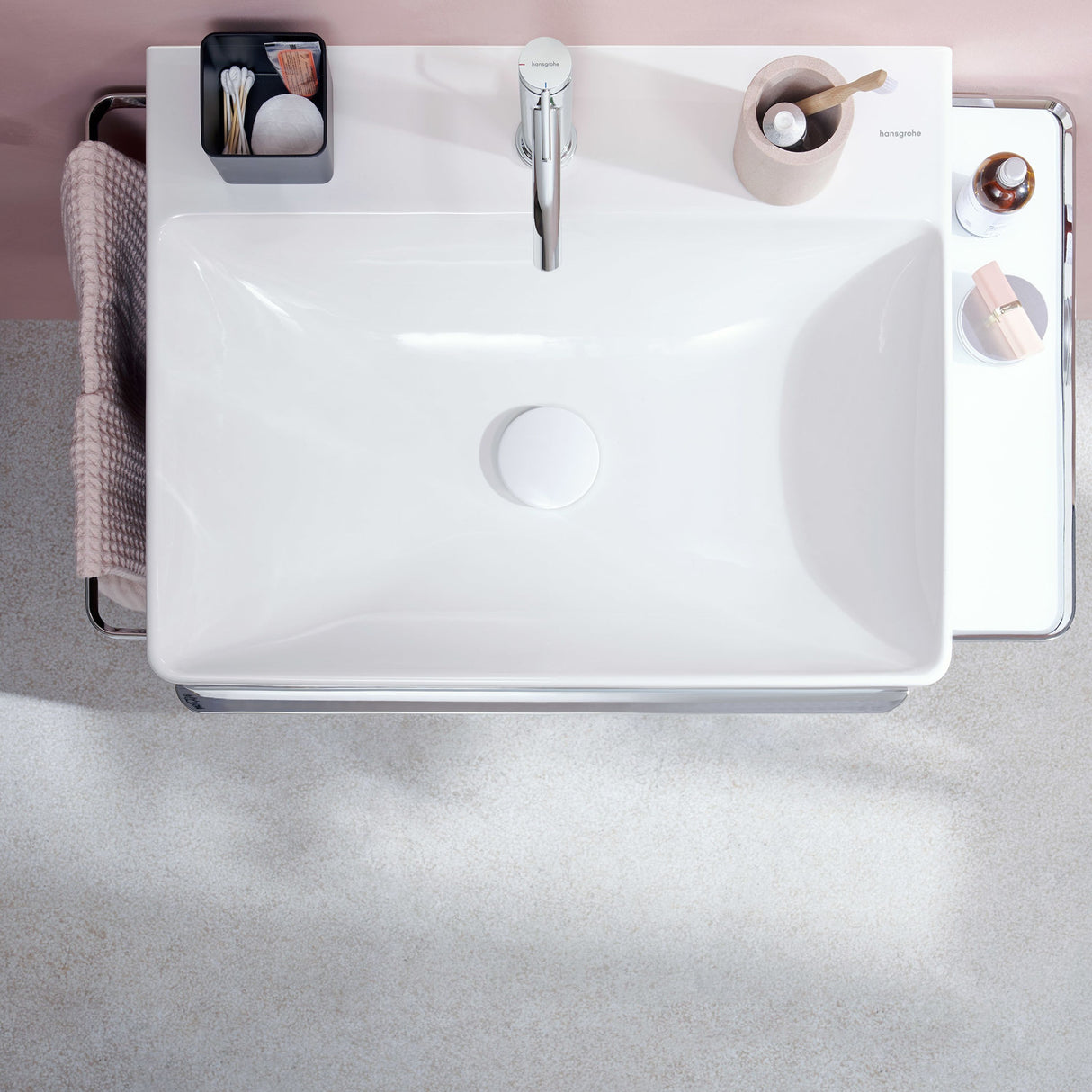 HANSGROHE Mitigeur de lavabo 110 Tecturis S Coolstart sans tirette ni vidage