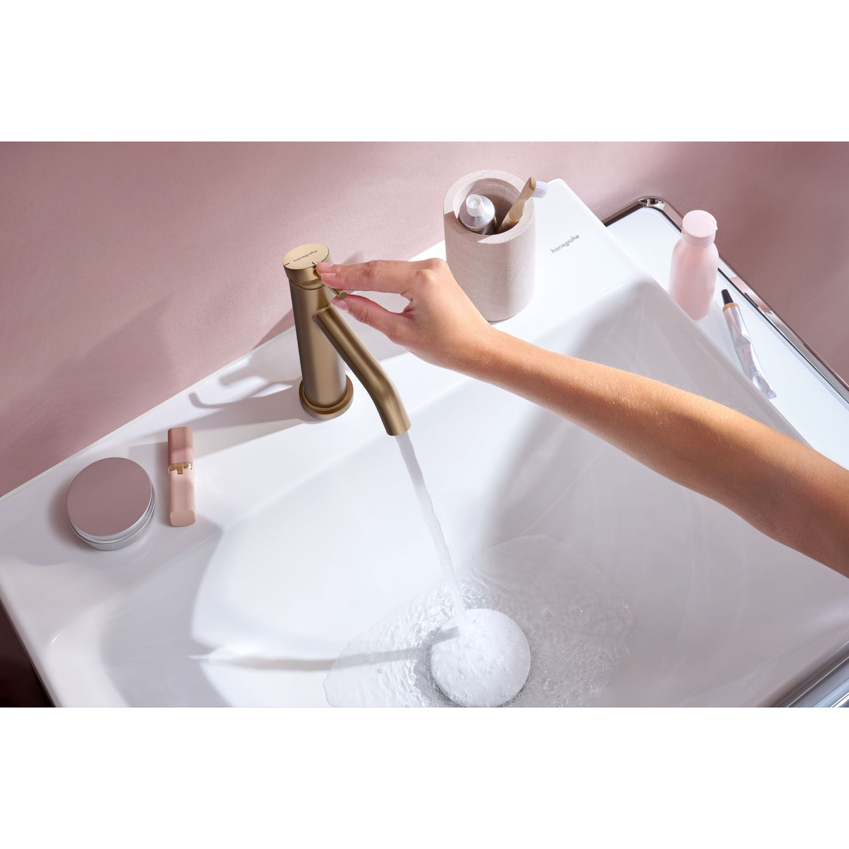 HANSGROHE Mitigeur de lavabo 110 Tecturis S Coolstart sans tirette ni vidage