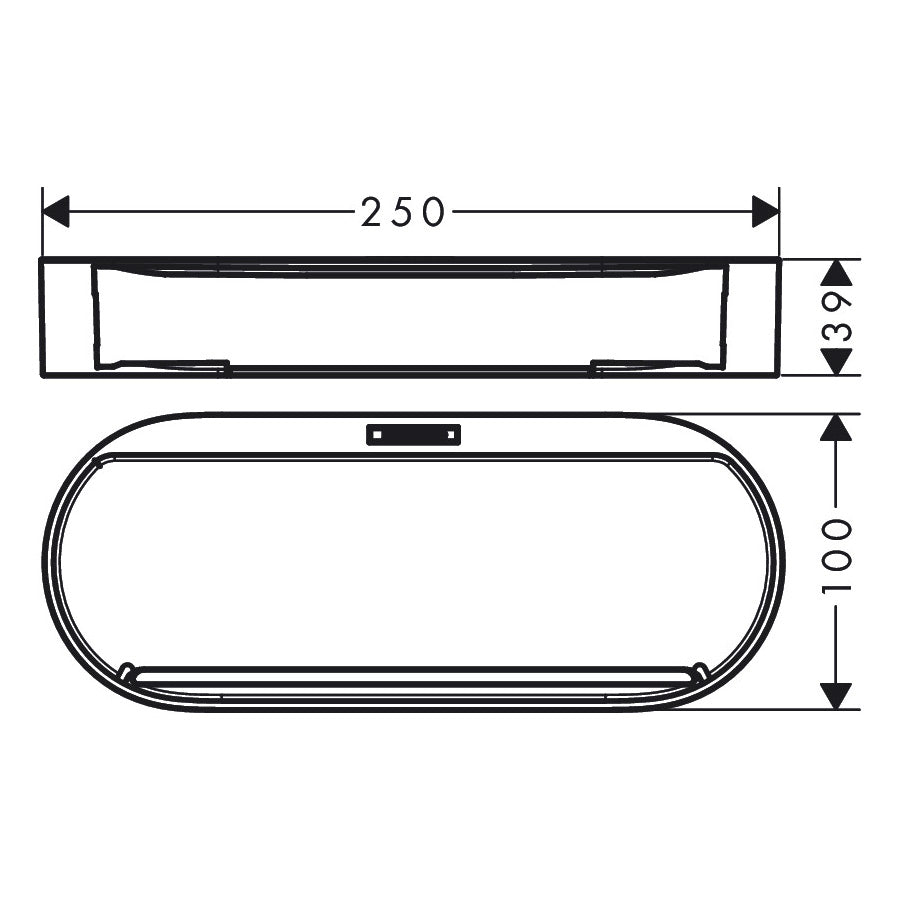 HANSGROHE Corbeille rangement WallStoris 27913700