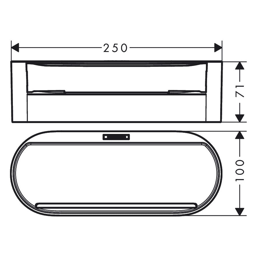 HANSGROHE Corbeille rangement WallStoris 27912670