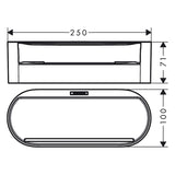 HANSGROHE Corbeille rangement WallStoris 27912670