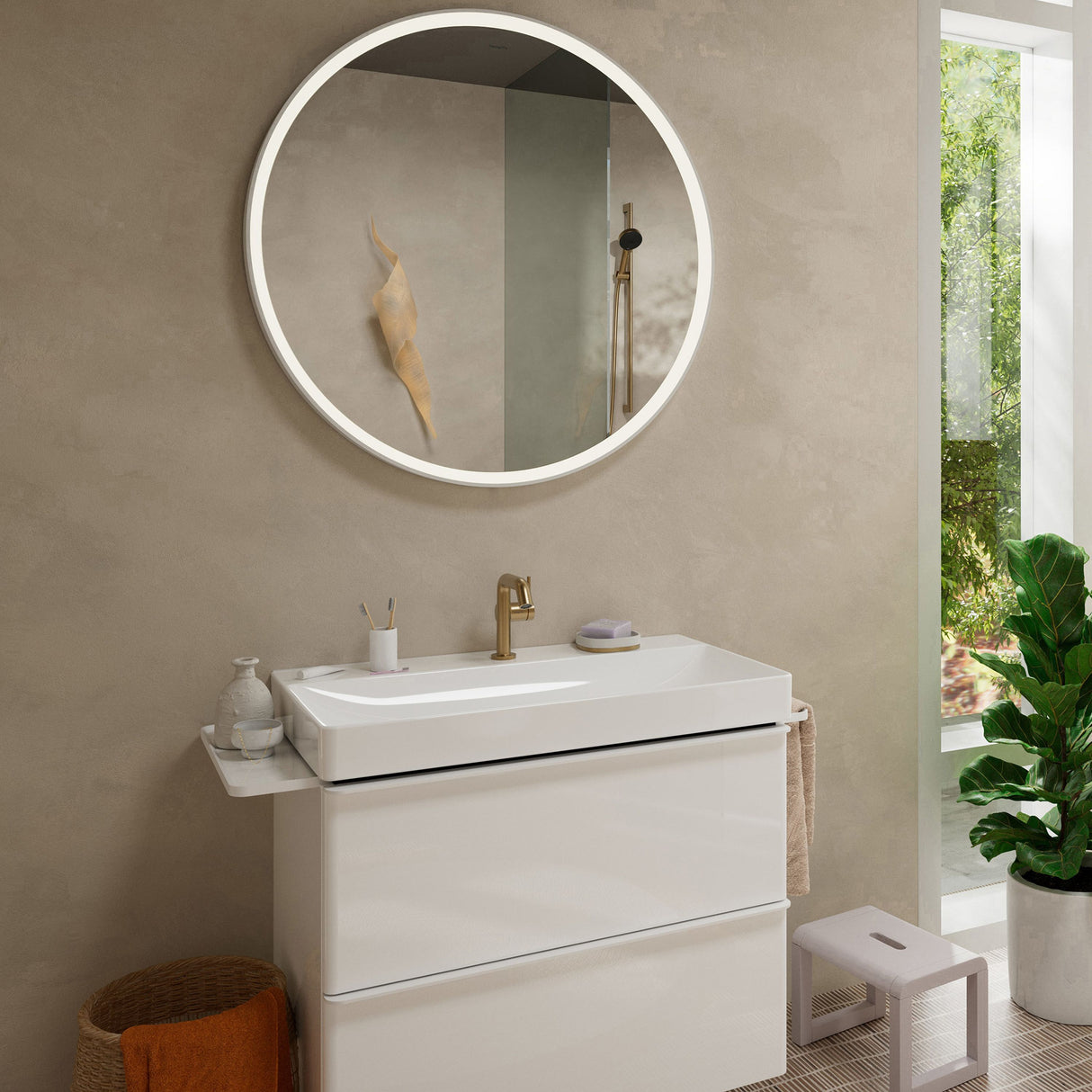 HANSGROHE Mitigeur de lavabo 110 Tecturis S Fine Coolstart avec vidage push-open