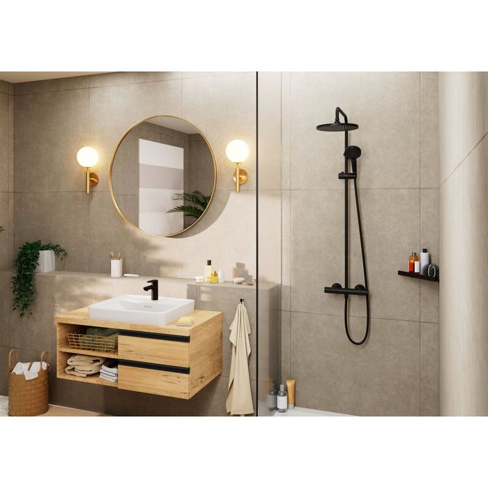 HANSGROHE Vernis Blend Mitigeur de lavabo 100 sans tirette ni vidage noir mat 71580670