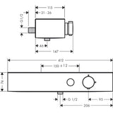 HANSGROHE Mitigeur de douche ShowerTablet Select 400 24360000