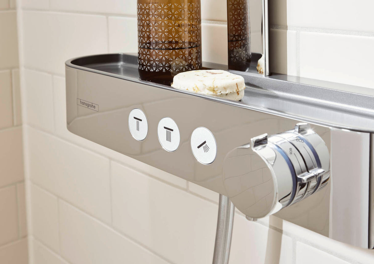 HANSGROHE Colonne de douche 260 2 jets Pulsify S EcoSmart avec mitigeur thermostatique 24241000