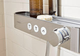HANSGROHE Colonne de douche 260 2 jets Pulsify S EcoSmart avec mitigeur thermostatique 24241000