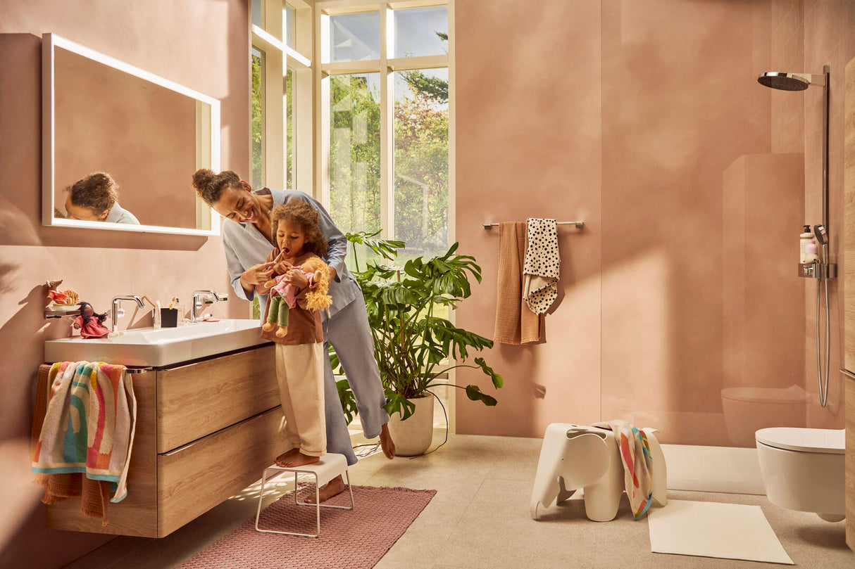HANSGROHE Colonne de douche 260 2 jets Pulsify S EcoSmart avec mitigeur thermostatique 24241000