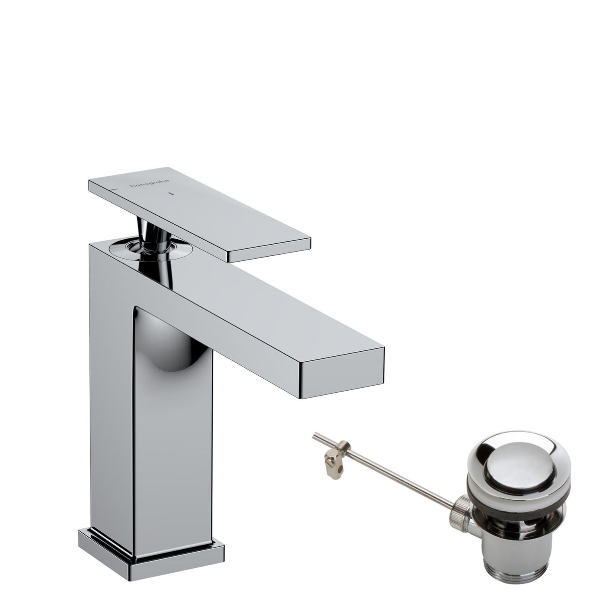 HANSGROHE Mitigeur de lavabo 110 Tecturis E Coolstart avec tirette et vidage