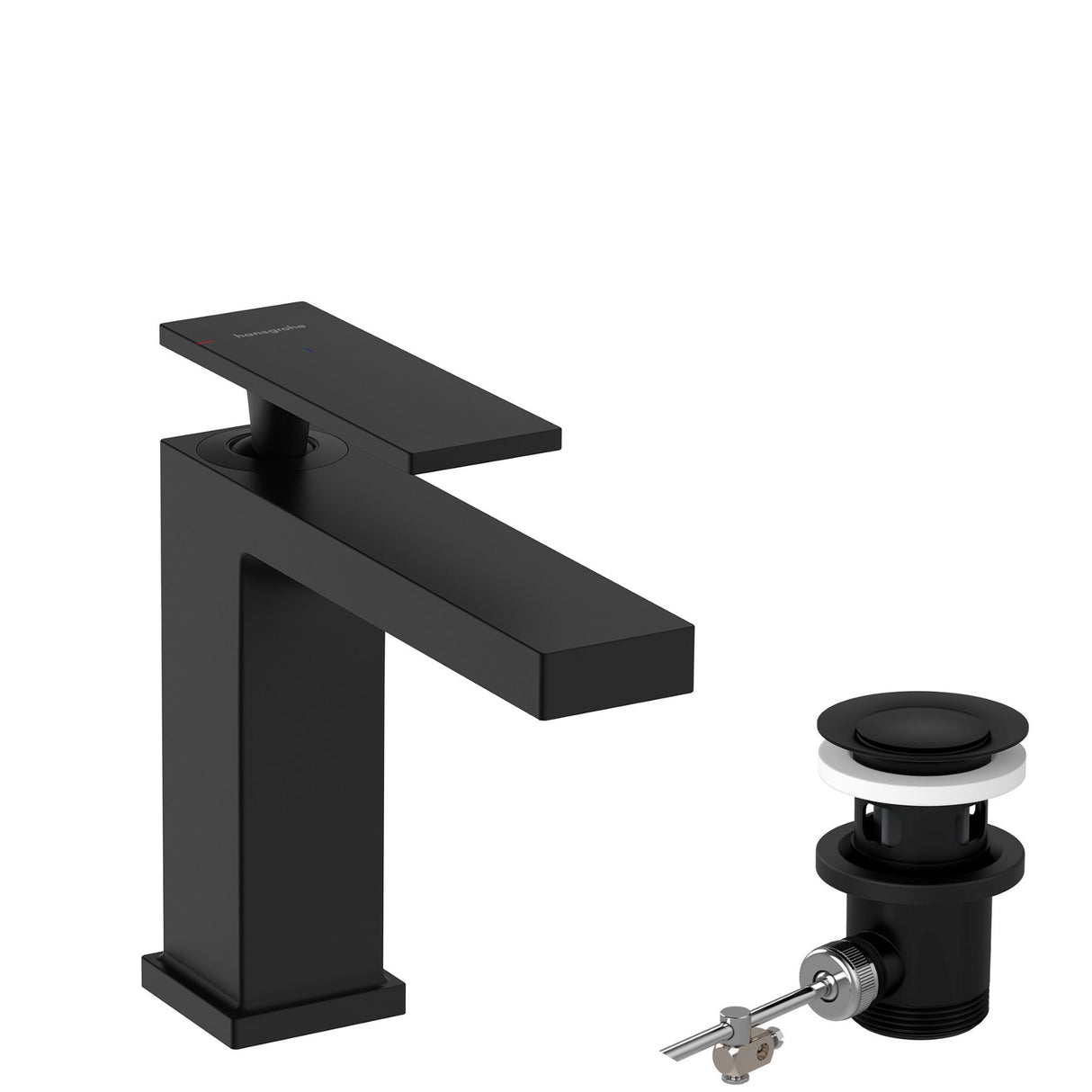 HANSGROHE Mitigeur de lavabo 110 Tecturis E Coolstart avec tirette et vidage