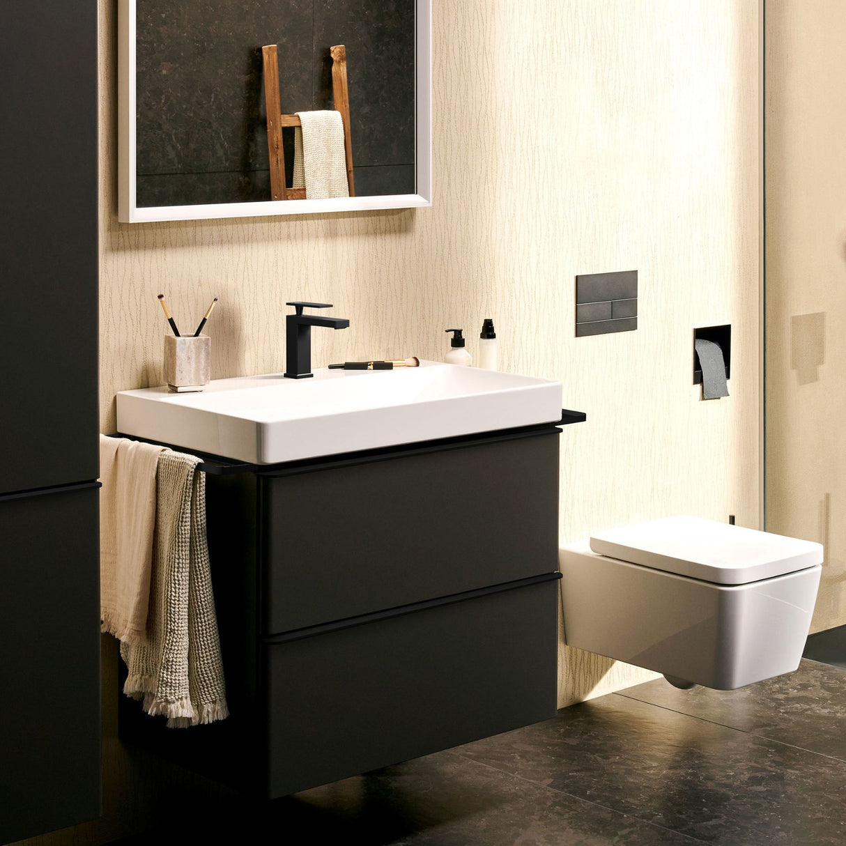 HANSGROHE Mitigeur de lavabo 110 Tecturis E Coolstart avec tirette et vidage