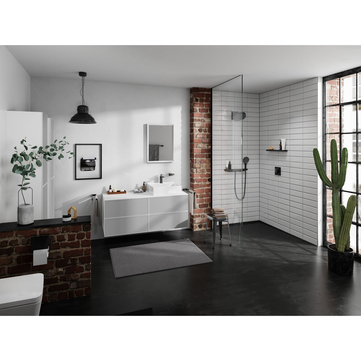 HANSGROHE Mitigeur de lavabo 110 Tecturis E Coolstart avec tirette et vidage