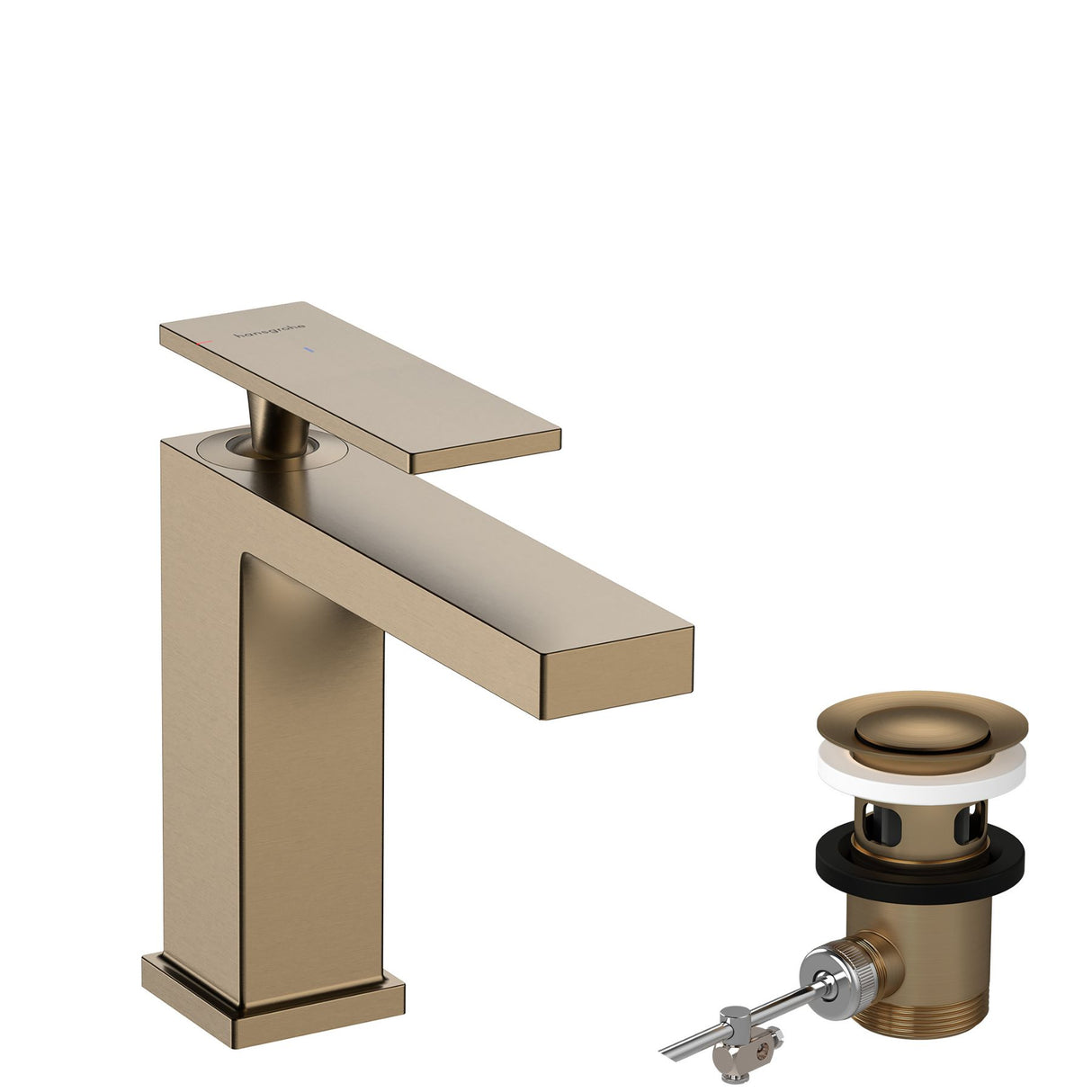 HANSGROHE Mitigeur de lavabo 110 Tecturis E Coolstart avec tirette et vidage