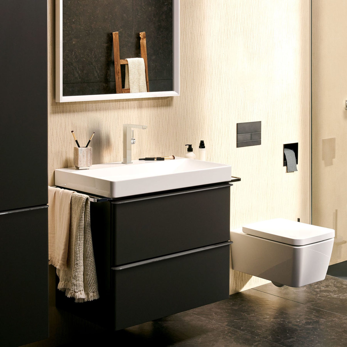 HANSGROHE Mitigeur de lavabo 210 Tecturis E Fine Coolstart avec vidage push-open 73060000