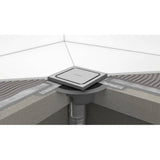 HANSGROHE Bonde de sol RainDrain Spot grille inox 150x150 56055800