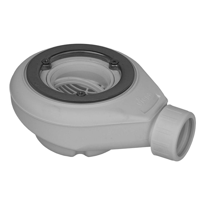 ROCA Bonde de douche Ø90mm ABS horizontale (Garde d'eau 50mm) pour receveur Polo+ et Terran