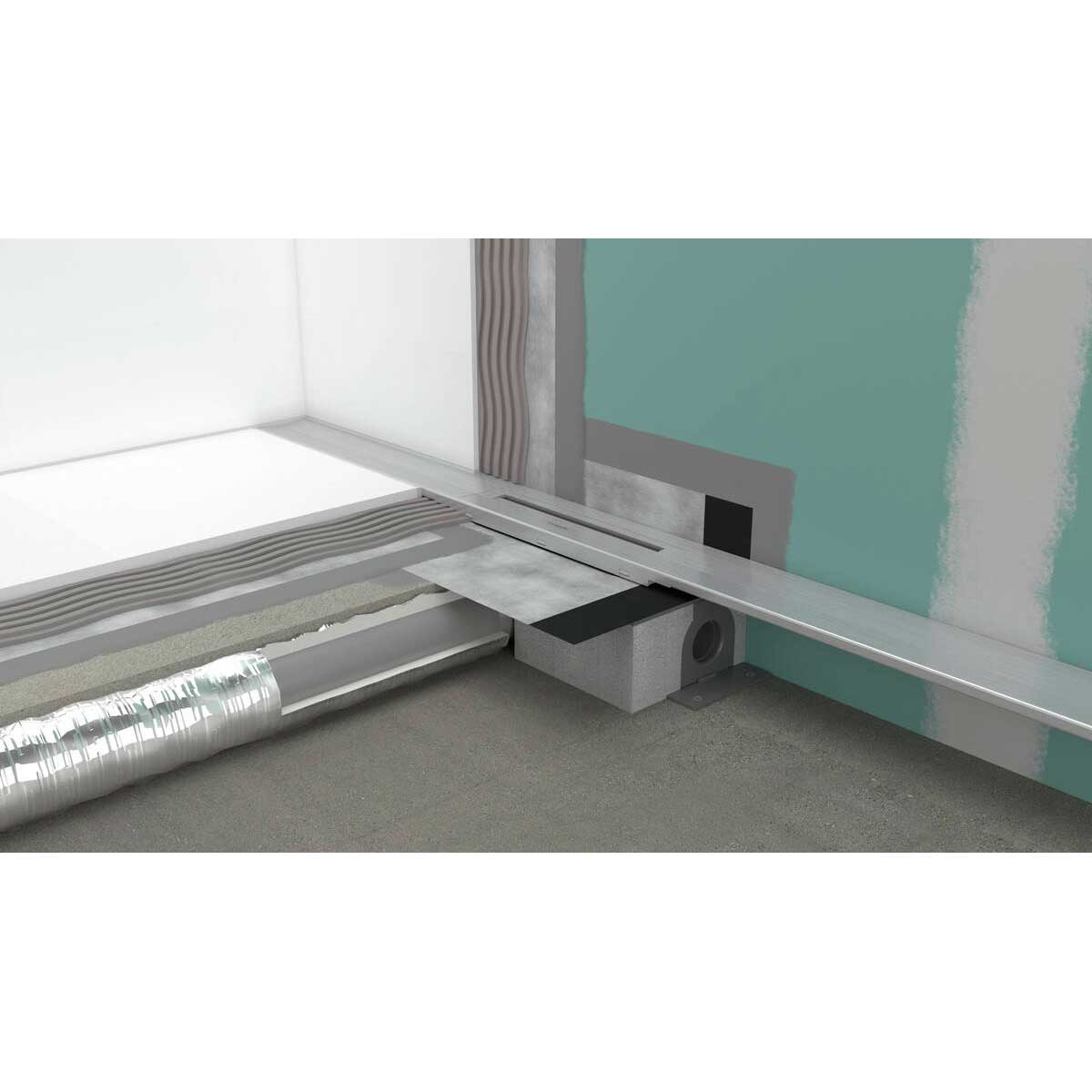 HANSGROHE Corps encastrement Ubox Universal pour caniveau linéaire 01001180