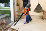BLACK+DECKER Aspirateur-souffleur-broyeur de feuilles sans fil 36V 2Ah GWC3600L20-QW