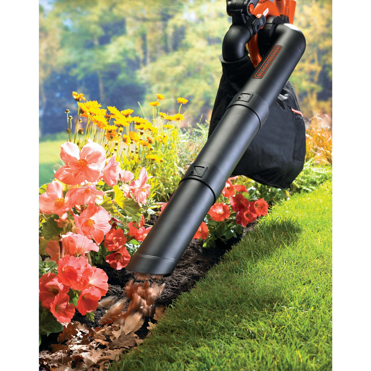 BLACK+DECKER Aspirateur-souffleur-broyeur de feuilles sans fil 36V 2Ah GWC3600L20-QW