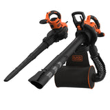 BLACK+DECKER Aspirateur souffleur broyeur 3000W avec sac de ramassage BEBLV300-QS