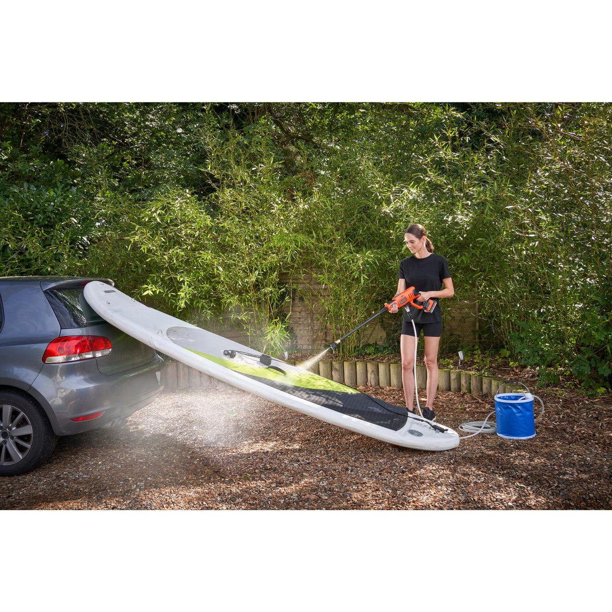BLACK+DECKER Sceau souple pliable pour réserve d'eau mobile BZOB1-XJ