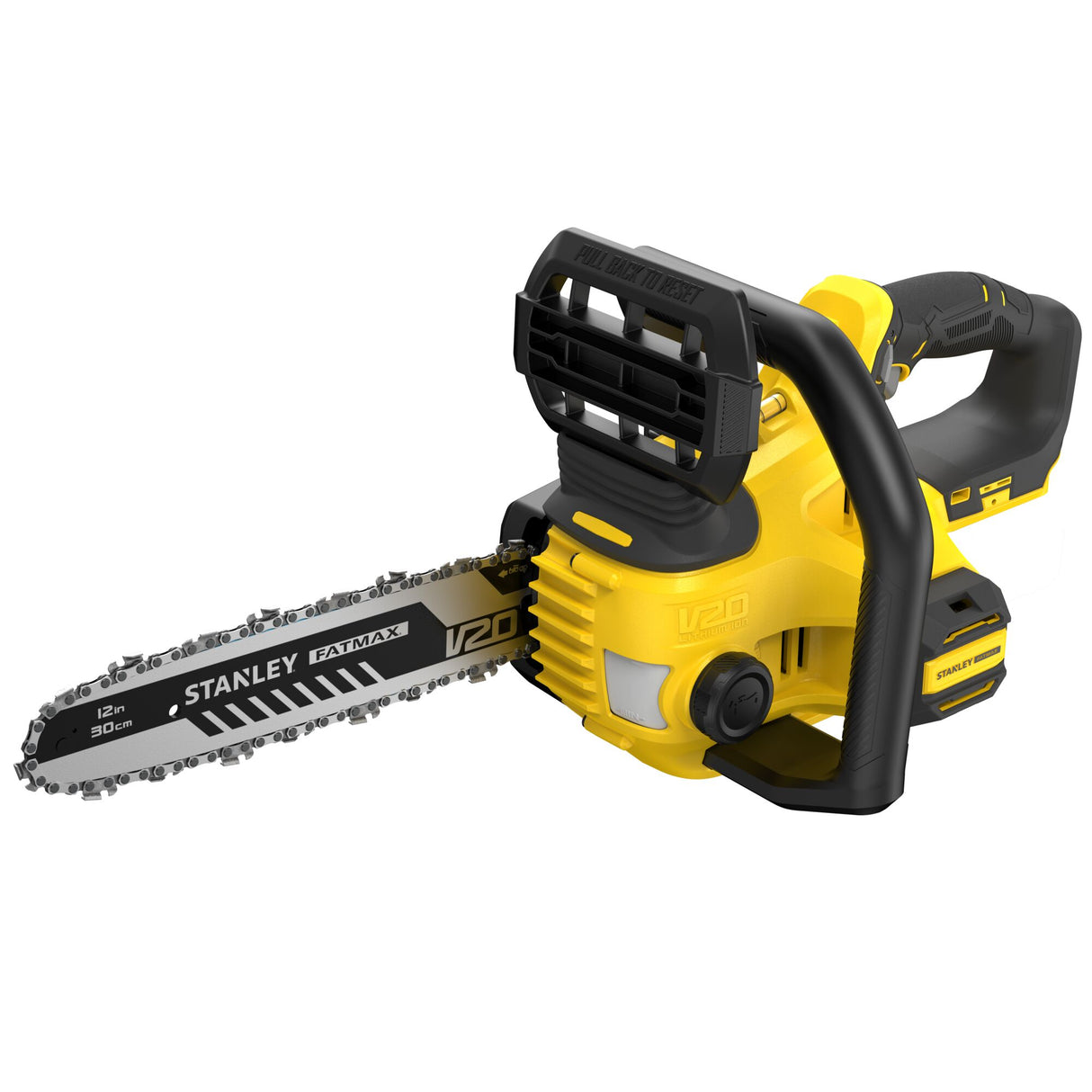 STANLEY FATMAX Tronçonneuse sans fil 30cm 18V batterie 4Ah et chargeur V20 SFMCCS630M1-QW