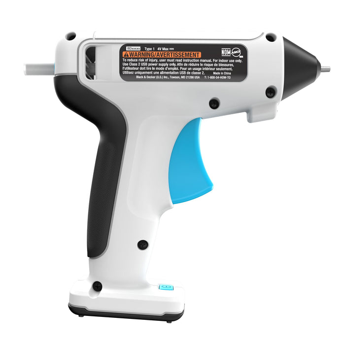 BLACK+DECKER Pistolet À Colle Sans Fil 3,6V - BCGL115-XJ - Avec 20 Sticks De Colle