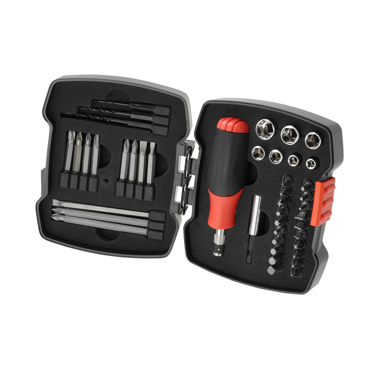 BLACK+DECKER Coffret Tournevis à cliquet manuel avec embouts (43 pièces) A7175-XJ
