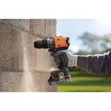 BLACK+DECKER Perceuse Visseuse à Percussion Éco-Responsable 18V Brushless, sans batterie