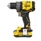 STANLEY FATMAX Perceuse-visseuse 80Nm Brushless Lithium 18V 2 batteries 2 Ah V20 SFMCD725D2K-QW